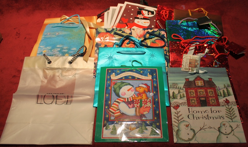 Lot of 35 assorted Holiday Gift Bags