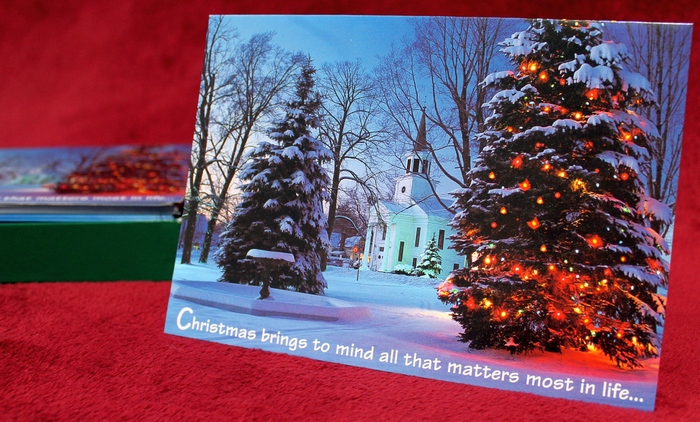 Abbey Press 53053 Christmas Cards Christmas Brings to Mind All That Matters Most in Life