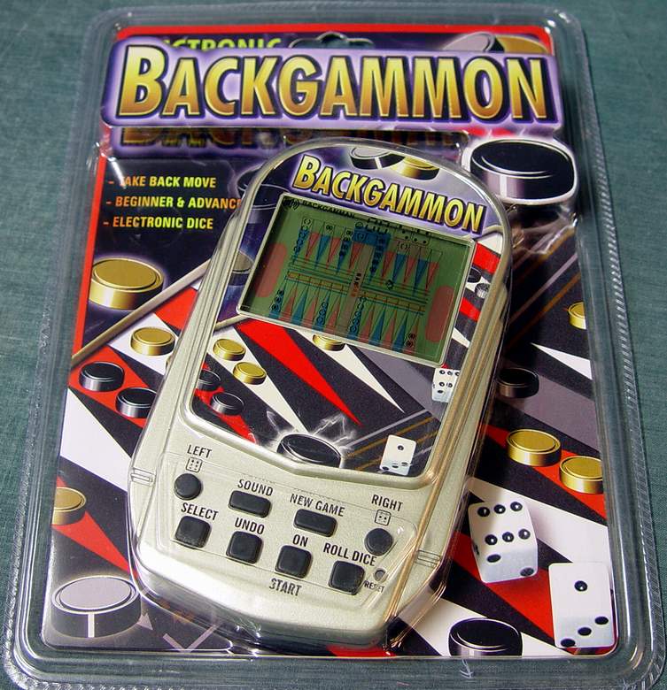 Backgammon Electronic Handheld Game