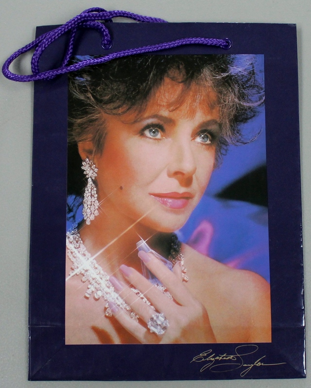 Elizabeth Taylor's Passion Gift Bag Measures approx: 10-1/2" x 7-3/4" x 3"