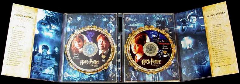 Harry Potter and the Sorcerer's Stone 2-Disc Special Widescreen Edition DVDs