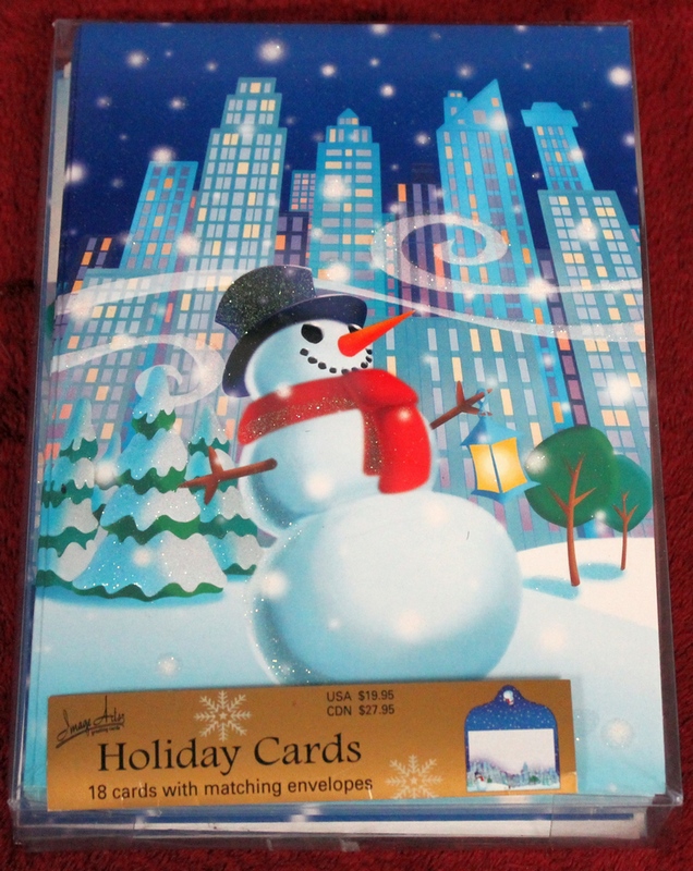 Image Arts Big City Snowman 18 Christmas Cards and Matching Envelopes 1995BXC5602