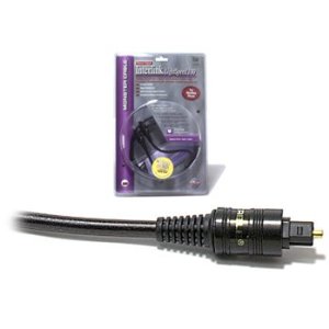 Monster Cable ILS100-2M Interlink LightSpeed 100 High-Performance Digital Fiber-Optic Cable, Toslink-to-Toslink (2 Meters)