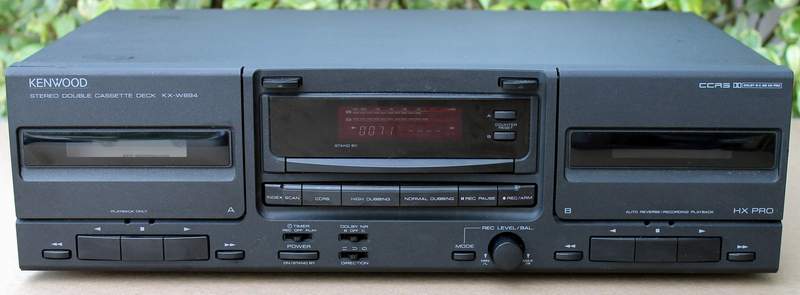Kenwood KX-W894 HX PRO Stereo Double Cassette Deck