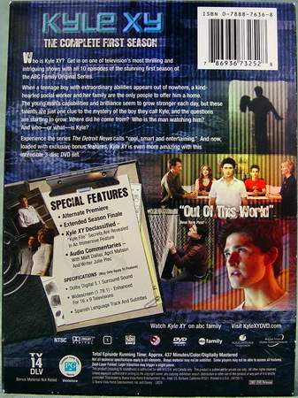 KYLE XY DECLASSIFIED - THE COMPLETE FIRST SEASON 3-DISC Set