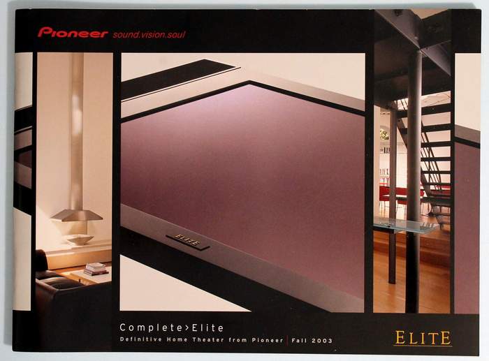 2003 Pioneer Elite 42-page Electronics Catalog