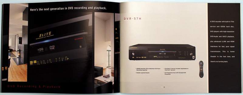 Inside the 2003 Pioneer Elite 42-page Electronics Catalog