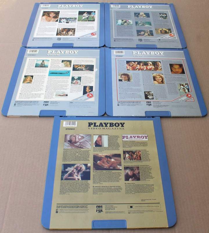 Playboy Video Collector's Edition 1 2 3 4 5  on CED RCA Selectavision