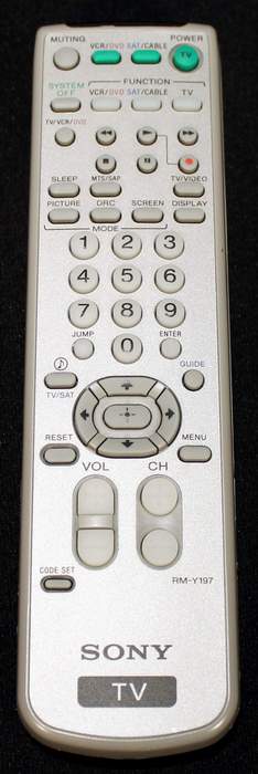 SONY RM-Y197 TV Remote Control