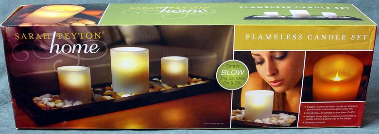 Sarah Peyton Home Flameless Candle Set Home Decor