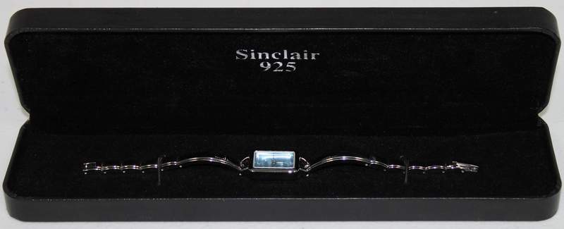 Sinclair 925 Sterling Link Watch and Bracelet