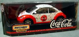 Coca Cola 1999 VW New Beetle Matchbox Collectibles 1:18 Scale