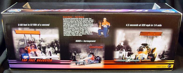 CARQUEST Top Fuel Dragster 1:25th scale dragster of World Champion Paul Romine