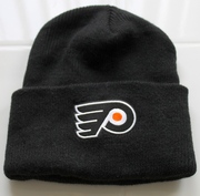 Philadelphia Flyers Black Cuffed Knit Cap Brand New