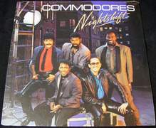 THE COMMODORES NIGHTSHIFT 1985 Motown Records LP (6124ML)