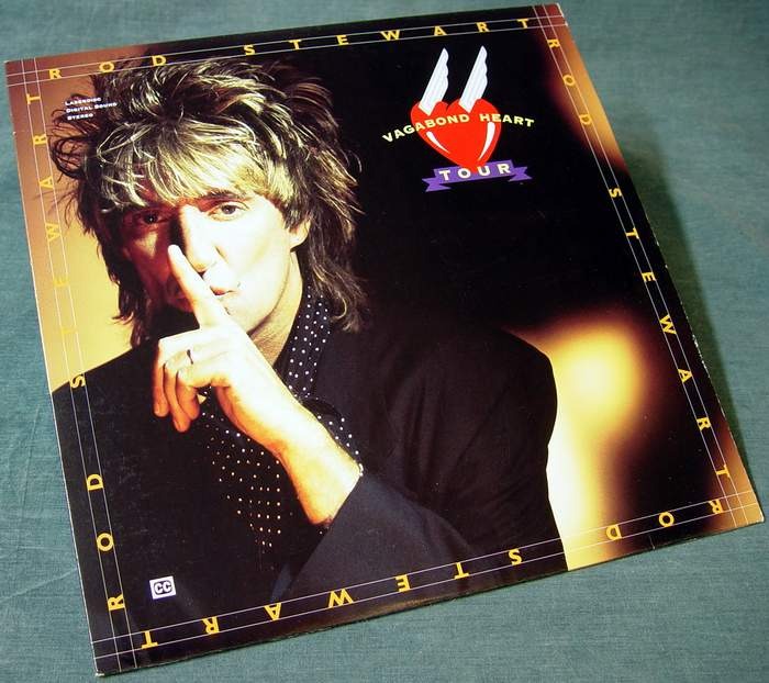 Rod Stewart Vagabond Heart Tour Laserdisc 38300-6