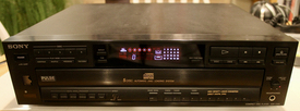 SONY CDP-C615 5-Disc CD player For Parts or Repair