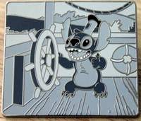 STITCH as Steamboat Willie 2005 DISNEY Trading Pin Stitch Invades Series